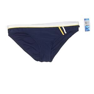 Nautica Navy Yellow Strip Bikini Bottoms